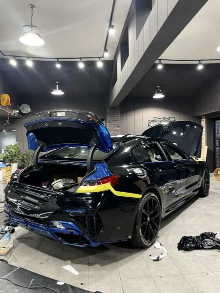 분당랩핑 분당ppf BMW8시리즈 블랙PPF 전체시공 / 성남 판교 분당구