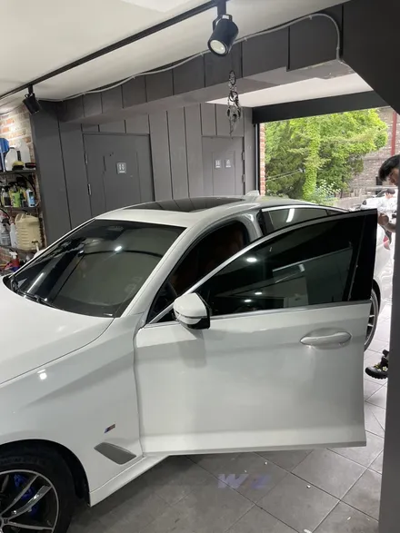 판교랩핑 BMW5시리즈 블랙PPF 루프스킨,크롬랩핑 / 성남 판교 분당구