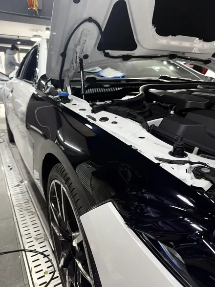 양재/분당/판교 BMWm850i 전체 블랙PPF/랩핑시공과 휠랩핑으로 올블랙 간지 만들기 / 성남 판교 분당구