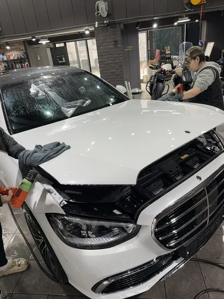 분당랩핑 분당ppf 벤츠s클래스 전체PPF시공으로 차량보호와 광빨살리기 / 성남 판교 분당구