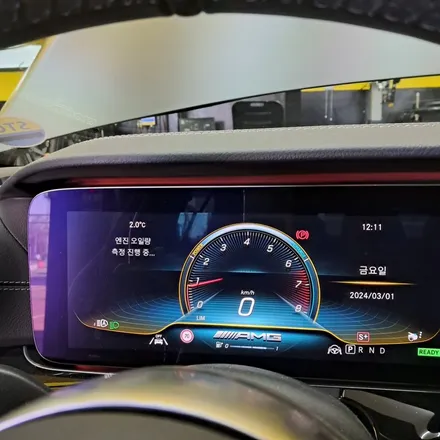 강남/판교 벤츠gt43amg 기존랩핑제거후 전체무광블랙랩핑및 휠도색 / 성남 판교 분당구