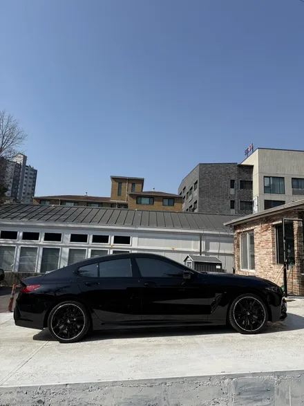 양재/분당/판교 BMWm850i 전체 블랙PPF/랩핑시공과 휠랩핑으로 올블랙 간지 만들기 / 성남 판교 분당구