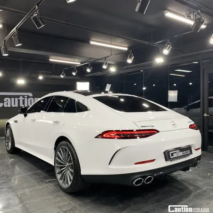 코션본사<양재,과천> 벤츠 amg GT 탑폴리에<화이트>전체 시공 / 성남 판교 분당구