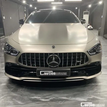 벤츠amg GT 아이스티타늄<실버>전체랩핑 / 성남 판교 분당구