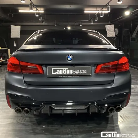 BMW 5시리즈 무광 마그네틱블랙 전체시공 / 성남 판교 분당구