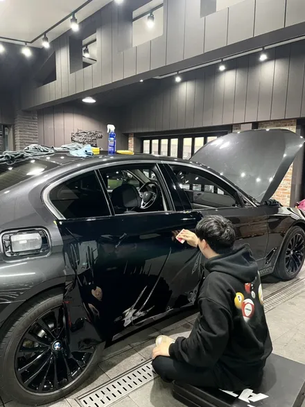 BMW5시리즈 탑폴리에 블랙 전체시공 / 성남 판교 분당구