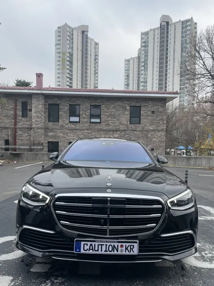 분당 판교 자동차랩핑 벤츠s580 탑폴리에 블랙 전체시공 / 성남 판교 분당구