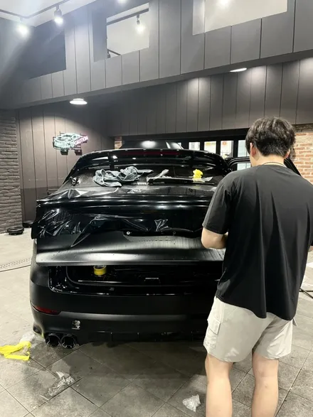 분당 판교 랩핑 PPF 카이엔 무광PPF전체시공 / 성남 판교 분당구