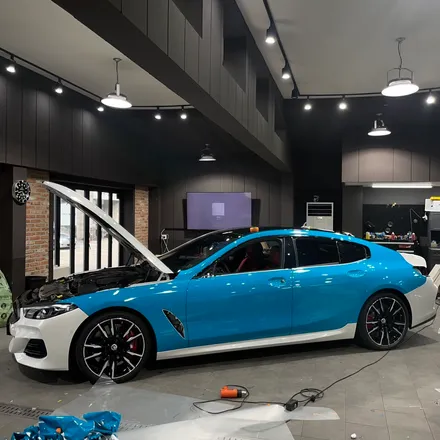 BMW M850i 아트더랩 마이애미블루 전체랩핑 / 성남 판교 분당구