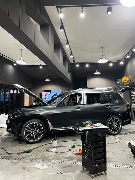 BMW X7 무광PPF전체시공및 크롬죽이기 분당구 서현동 랩핑 짜세 나오는 차량으로 변신? / 성남 판교 분당구