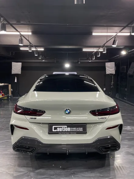 BMW 840i 탑폴리에 미디엄그레이 전체 랩핑 / 성남 판교 분당구