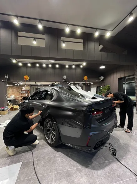 BMW M5 무광블랙 전체시공 / 성남 판교 분당구