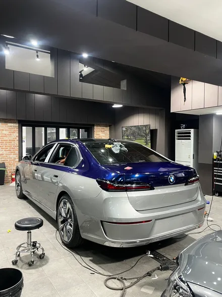 BMWi7 듀오톤랩핑 투톤랩핑 하단부ppf 분당랩핑 분당ppf / 성남 판교 분당구