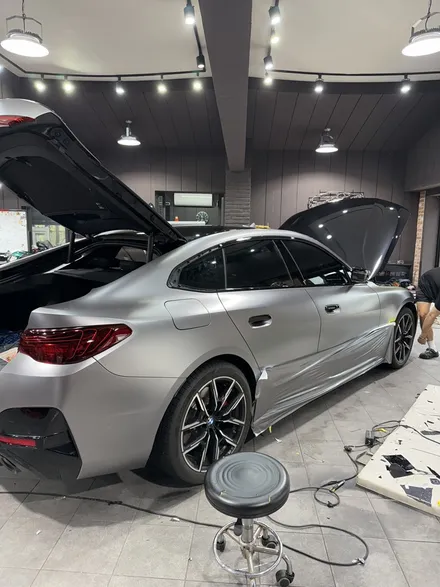 분당/판교 아트더랩코리아 BMW420i 무광실버랩핑으로 포스차량 만들어 보겠습니다 / 성남 판교 분당구