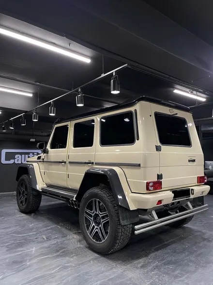 벤츠G바겐 4x4 아이보리 유광 전체 랩핑 / 성남 판교 분당구