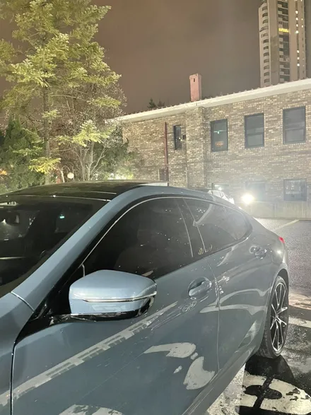 BMW 8시리즈 탑폴리에 크롬죽이기 시공 / 성남 판교 분당구
