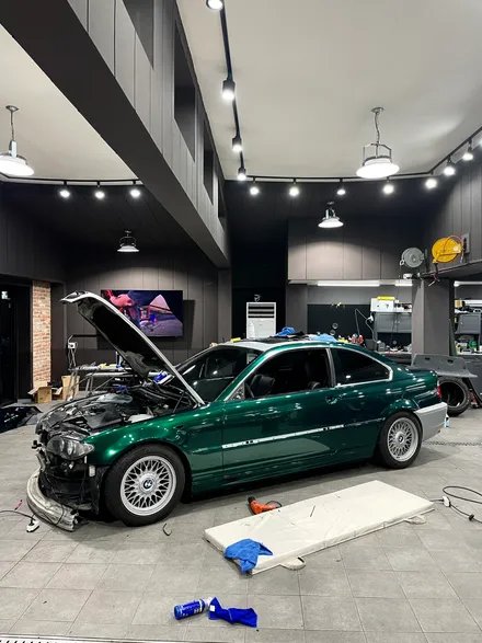 분당/판교랩핑 클래식카랩핑 아끼는만큼 신중하고 잘하는곳에서 BMW e46 325ci / 성남 판교 분당구