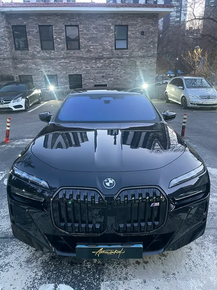 BMWi7 판교에 위치한 랩핑PPF전문점 아트더랩에서 크롬을 랩핑하여 포스있게 변신하기 / 성남 판교 분당구