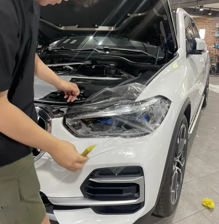 BMWX5 아트더랩 고광택화이트 전체시공 / 성남 판교 분당구