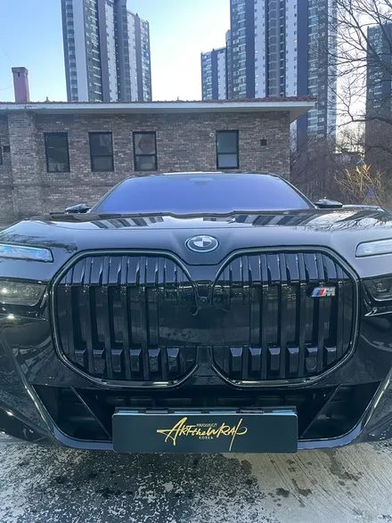 BMWi7 판교에 위치한 랩핑PPF전문점 아트더랩에서 크롬을 랩핑하여 포스있게 변신하기 / 성남 판교 분당구