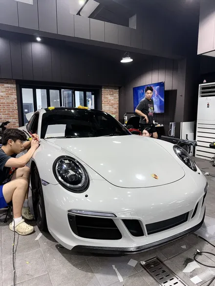 분당/판교 포르쉐911gts 전체크레용랩핑으로 분위기 확바꿔주기 / 성남 판교 분당구
