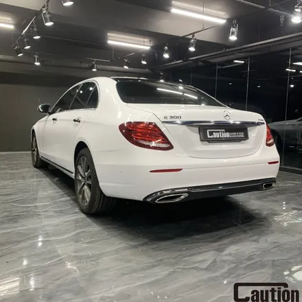 벤츠 E300 <탑폴리에 화이트> 전체 시공 / 성남 판교 분당구