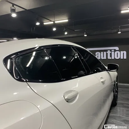 코션코리아<양재,과천>본사BMW 8시리즈 PPF 그리고 탑폴리에 필름으로 크롬부분 무자비하게 죽이기 시공 / 성남 판교 분당구