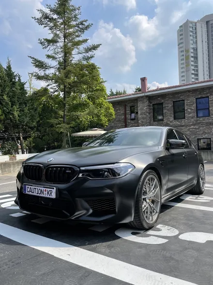 BMW M5 무광블랙 전체시공 / 성남 판교 분당구