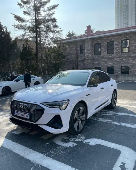 아우디 e트론 탑폴리에화이트 전체시공 / 성남 판교 분당구