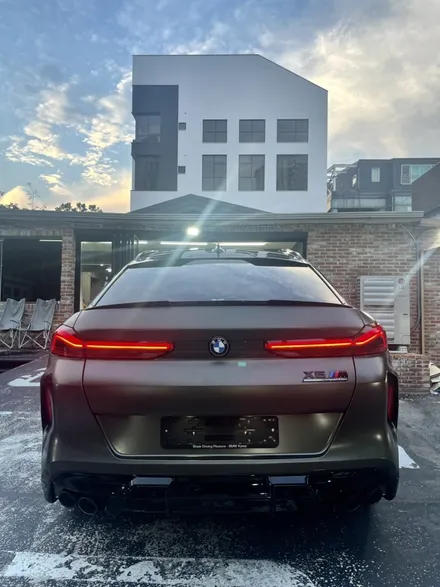 BMW X6 전체 무광블랙 그리고 블랙PPF루프스킨 / 성남 판교 분당구