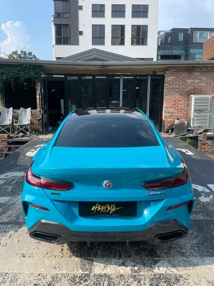BMW M850i 아트더랩 마이애미블루 전체랩핑 / 성남 판교 분당구