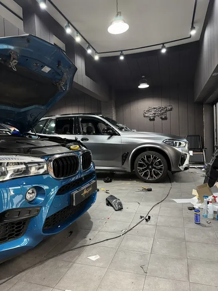 강남/판교 BMWx5M 화이트색상에서 무광실버와 블랙PPF로 간지차량 만들기 / 성남 판교 분당구