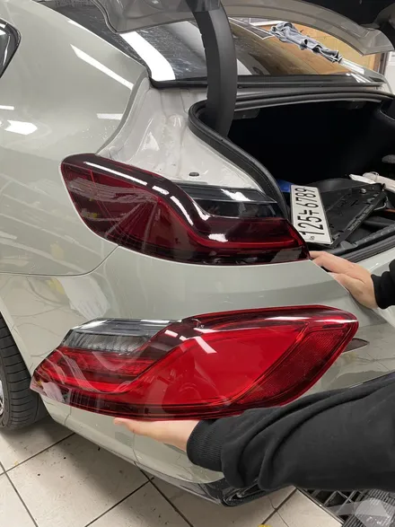 BMW 840i 탑폴리에 미디엄그레이 전체 랩핑 / 성남 판교 분당구