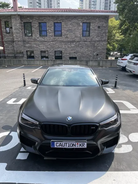 BMW M5 무광블랙 전체시공 / 성남 판교 분당구