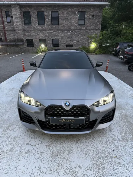 분당/판교 아트더랩코리아 BMW420i 무광실버랩핑으로 포스차량 만들어 보겠습니다 / 성남 판교 분당구