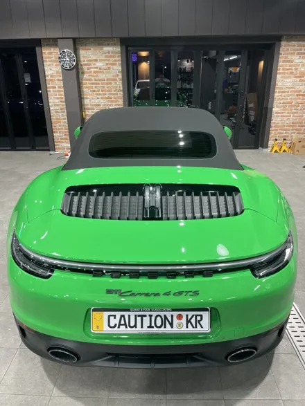 분당 판교 랩핑전문점 포르쉐911gts 카브리올레 전체PPF시공및 소프트탑 발수코팅 / 성남 판교 분당구