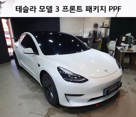강남. 양재동. 과천 [ 테슬라 모델 3 ] 프론트 패키지 PPF 시공하기 / 서초, 강남, 양재