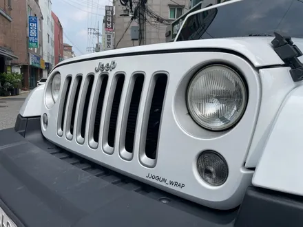 JEEP 랭글러 루비콘, 3M 유광 화이트 전체 랩핑, 자동차 드레스 업 전문 쪼군샵 / 서초, 강남, 양재