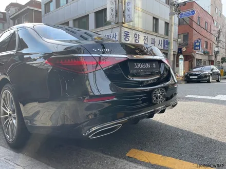 신차 컨디션으로 유지할 수 있는 메르세데스-벤츠 S 500 앞뒤 범퍼 부분 PPF, 강남 양재동 자동차 드레스 업 전문 쪼군샵 / 서초, 강남, 양재