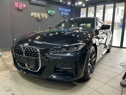 BMW 420 i 그릴 크롬 딜리트(크롬 죽이기) 부분 랩핑 / 서초, 강남, 양재