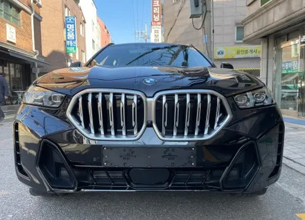 BMW X6 그릴 크롬 딜리트(크롬 죽이기) 부분 랩핑 시공, / 서초, 강남, 양재