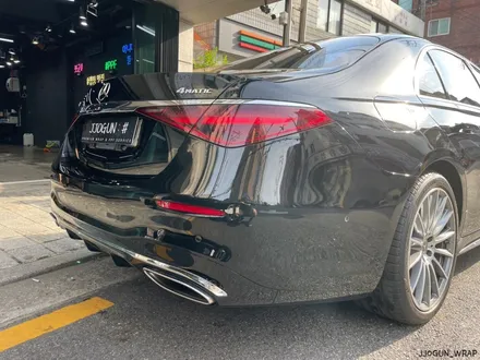 신차 컨디션으로 유지할 수 있는 메르세데스-벤츠 S 500 앞뒤 범퍼 부분 PPF, 강남 양재동 자동차 드레스 업 전문 쪼군샵 / 서초, 강남, 양재