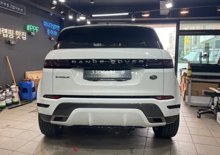 레인지로버 이보크, 레터링/그릴 변경 및 루프 스킨 부분 랩핑 / 서초, 강남, 양재
