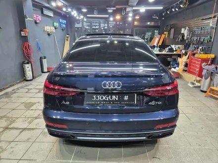 아우디 A6 크롬 딜리트(크롬 죽이기) 부분 랩핑 / 강남구 역삼동