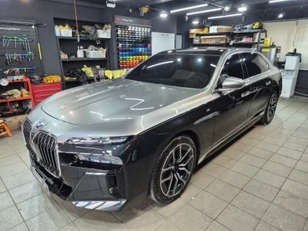 강남 양재 자동차 랩핑, BMW 740 d 듀오톤 투톤 랩핑 / 강남구 역삼동