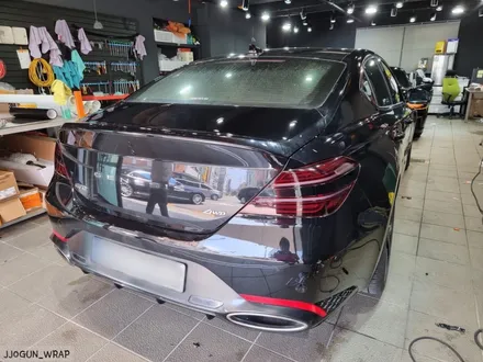 강남. 양재동. 과천 [ GENESIS G70 ] 스모그 필름(라이트 필름) 시공하기 / 서초, 강남, 양재