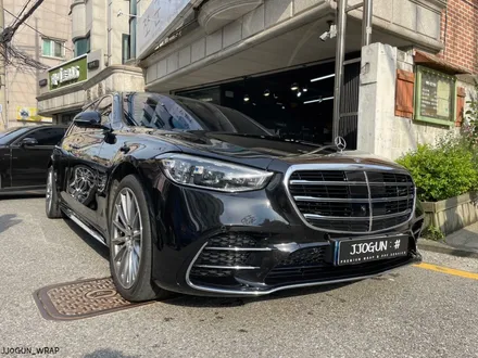 신차 컨디션으로 유지할 수 있는 메르세데스-벤츠 S 500 앞뒤 범퍼 부분 PPF, 강남 양재동 자동차 드레스 업 전문 쪼군샵 / 서초, 강남, 양재