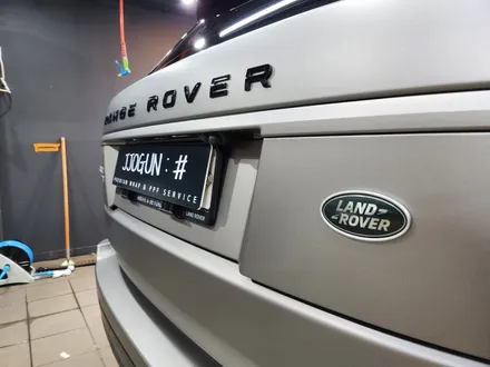 레인지로버 보그, Matte Gray Aluminum(매트 그레이 알루미늄) 전체 래핑 + 블랙 패키지 / 서초, 강남, 양재
