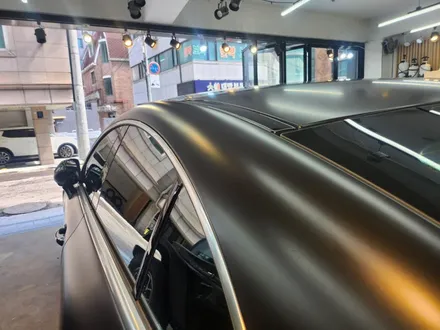 메르세데스 벤츠 CLS 450 사틴 블랙 전체 랩핑 시공 / 서초, 강남, 양재
