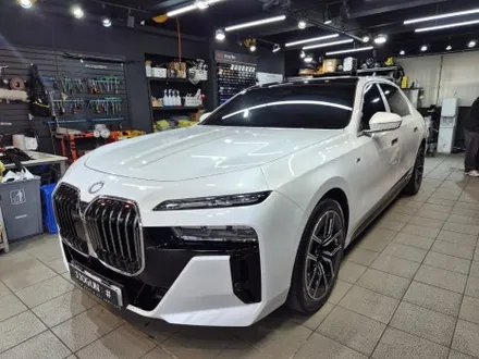 화이트 앤 블랙, 순정처럼 듀오톤(투톤) 블랙 PPF 시공, BMW 740 i / 강남구 역삼동